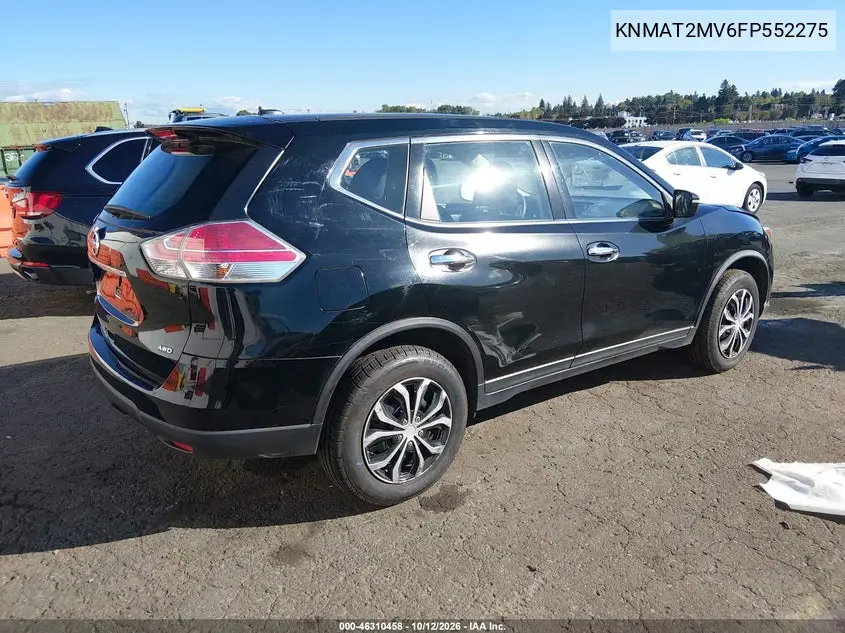 2015 NISSAN ROGUE VIN KNMAT2MV6FP552275 — фото 4