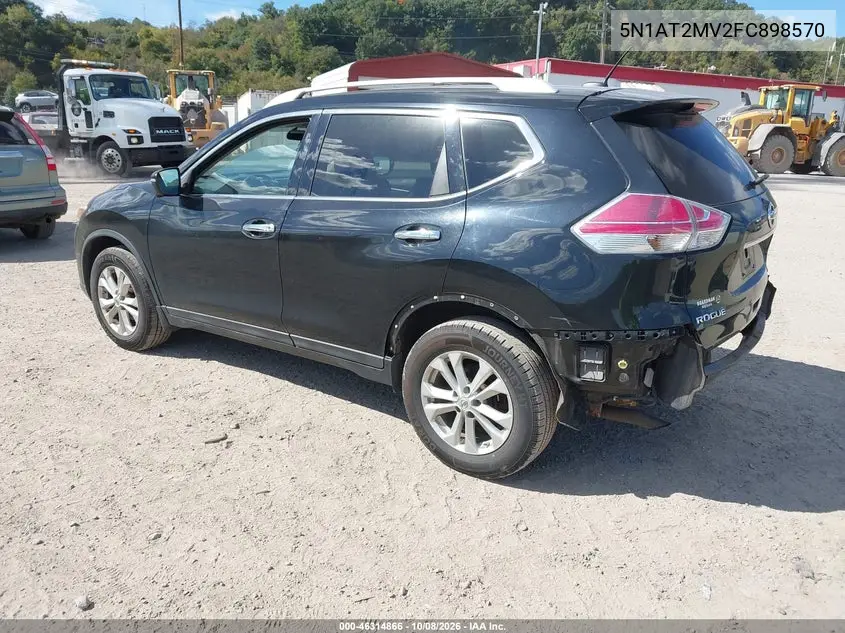 2015 NISSAN ROGUE VIN 5N1AT2MV2FC898570 — фото 3