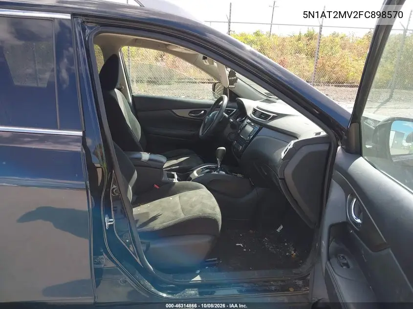 2015 NISSAN ROGUE VIN 5N1AT2MV2FC898570 — фото 5