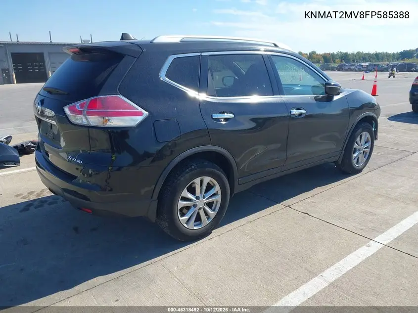 2015 NISSAN ROGUE VIN KNMAT2MV8FP585388 — фото 4