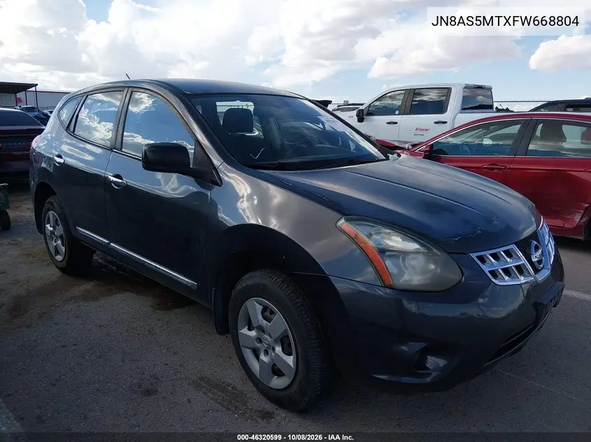 NISSAN ROGUE 2015, VIN JN8AS5MTXFW668804