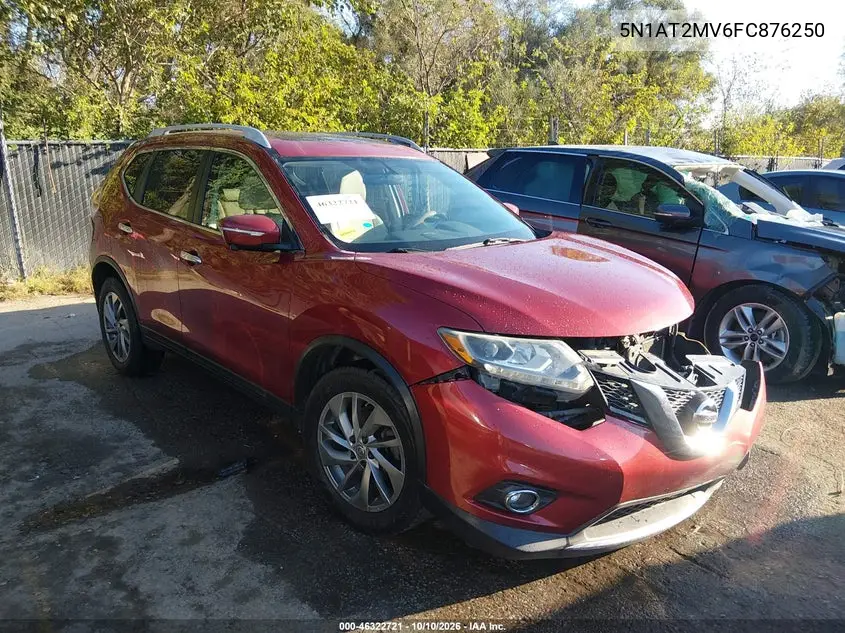 NISSAN ROGUE 2015, VIN 5N1AT2MV6FC876250