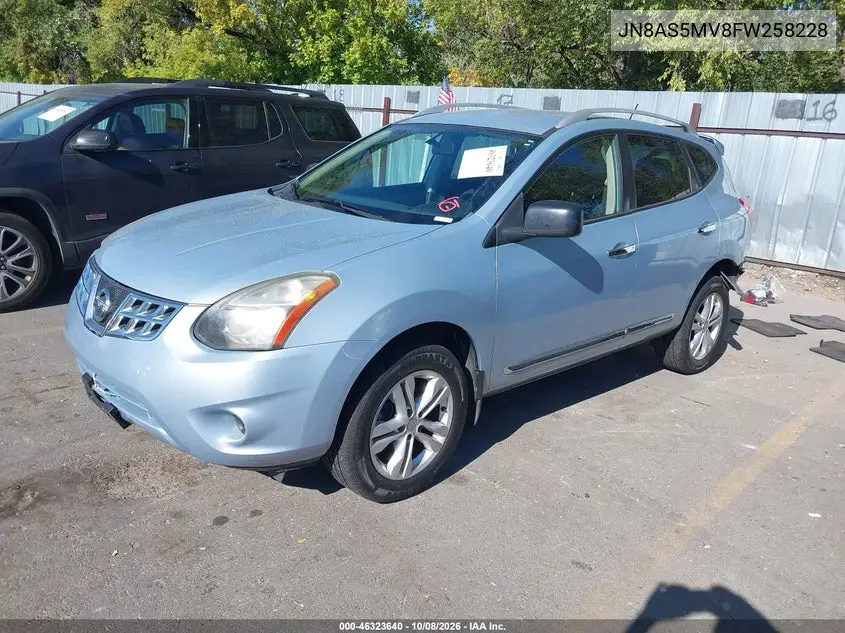 2015 NISSAN ROGUE VIN JN8AS5MV8FW258228 — фото 2