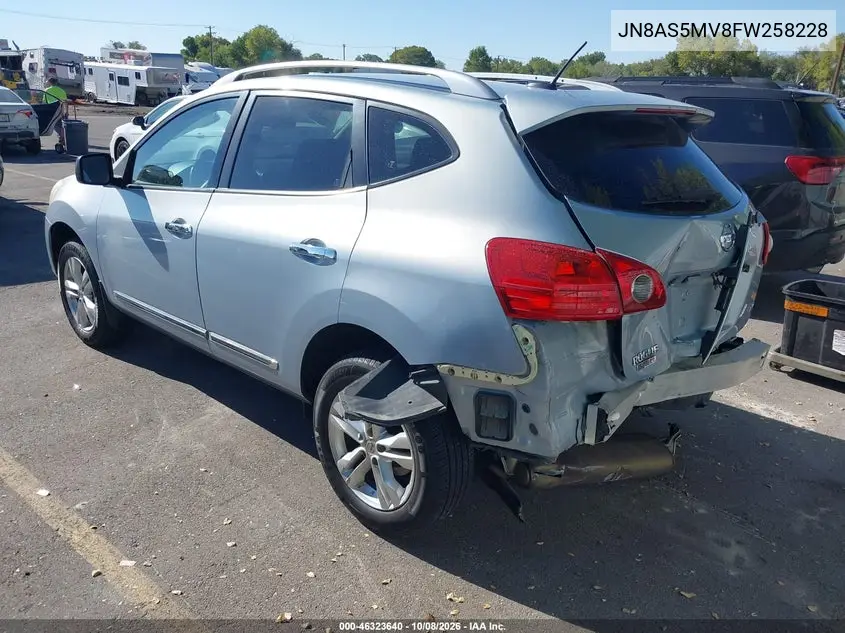 2015 NISSAN ROGUE VIN JN8AS5MV8FW258228 — фото 3