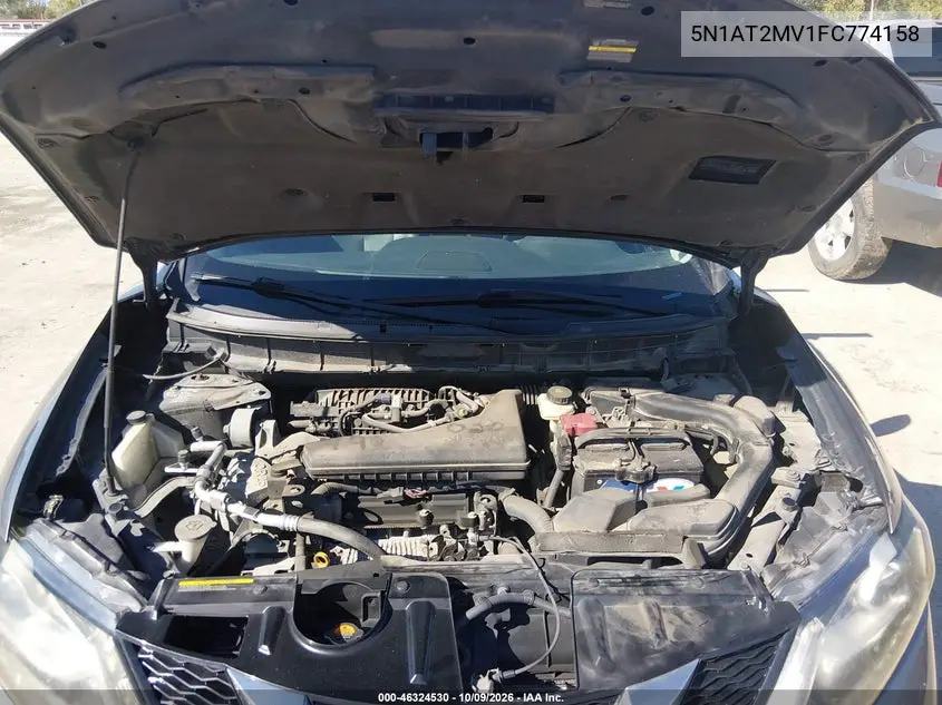 2015 NISSAN ROGUE VIN 5N1AT2MV1FC774158 — фото 10