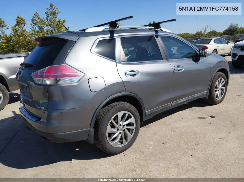 NISSAN ROGUE 2015, VIN 5N1AT2MV1FC774158