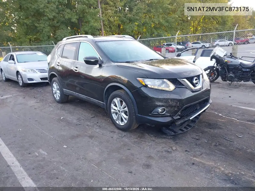 NISSAN ROGUE 2015, VIN 5N1AT2MV3FC873175