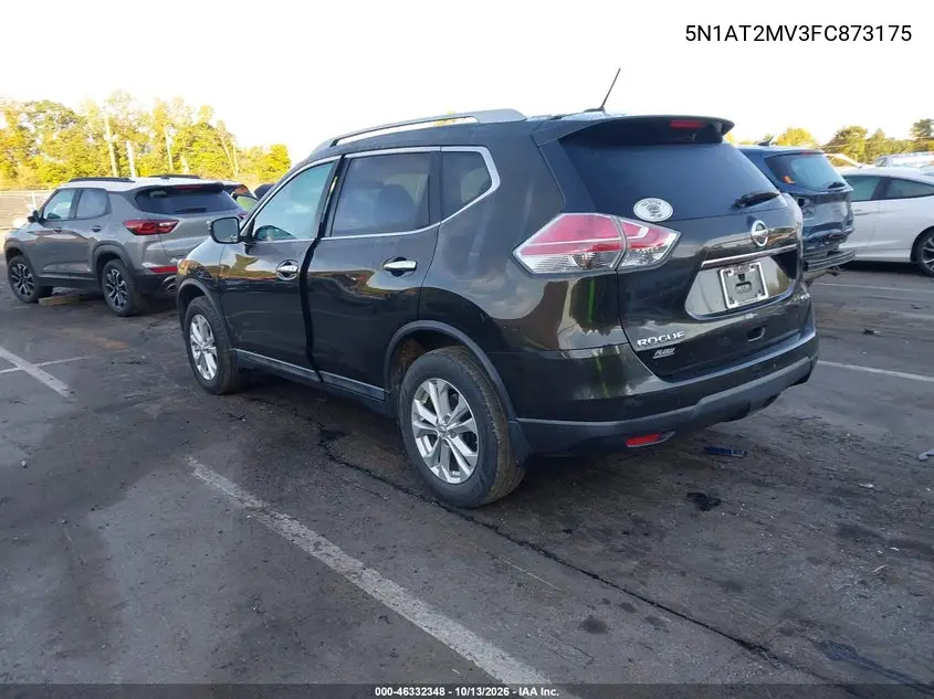 2015 NISSAN ROGUE VIN 5N1AT2MV3FC873175 — фото 3