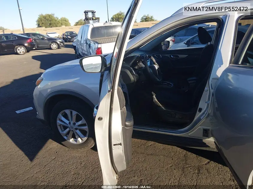2015 NISSAN ROGUE VIN KNMAT2MV8FP552472 — фото 5