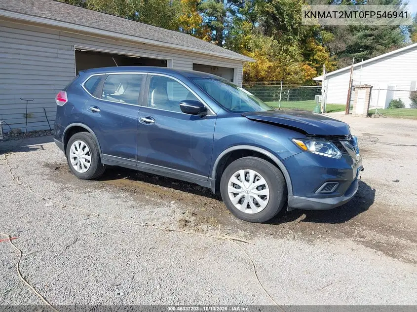NISSAN ROGUE 2015, VIN KNMAT2MT0FP546941