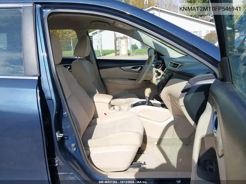 2015 NISSAN ROGUE VIN KNMAT2MT0FP546941 — фото 5