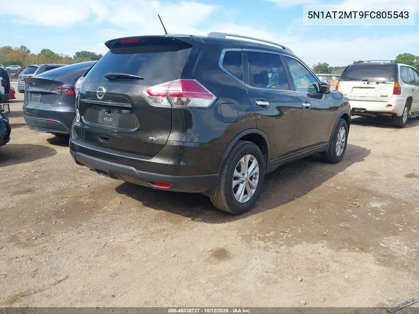 2015 NISSAN ROGUE VIN 5N1AT2MT9FC805543 — фото 4