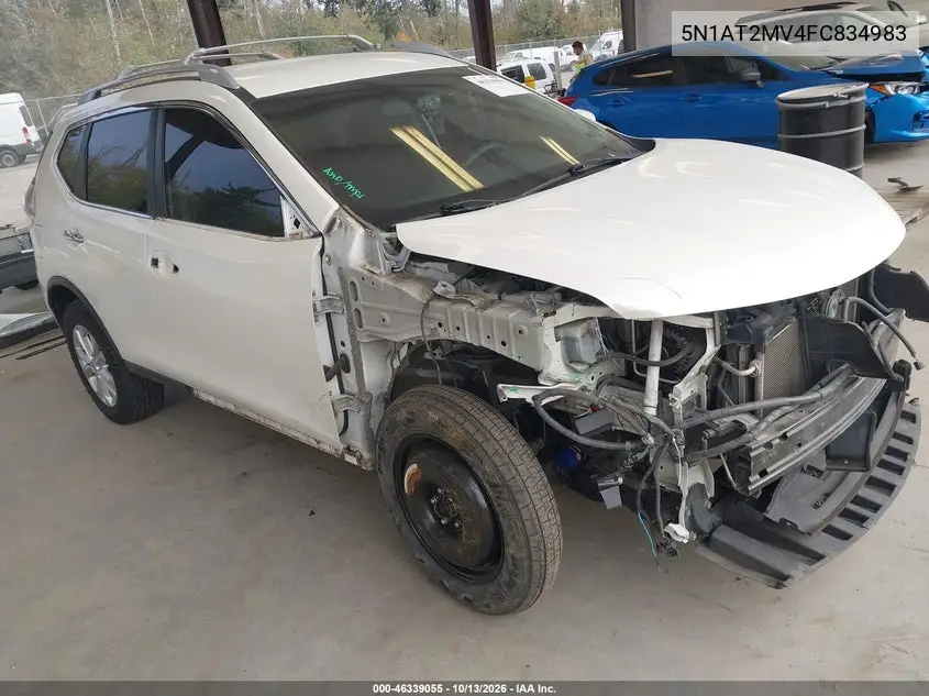 NISSAN ROGUE 2015, VIN 5N1AT2MV4FC834983