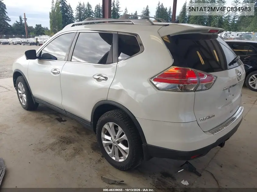 2015 NISSAN ROGUE VIN 5N1AT2MV4FC834983 — фото 3