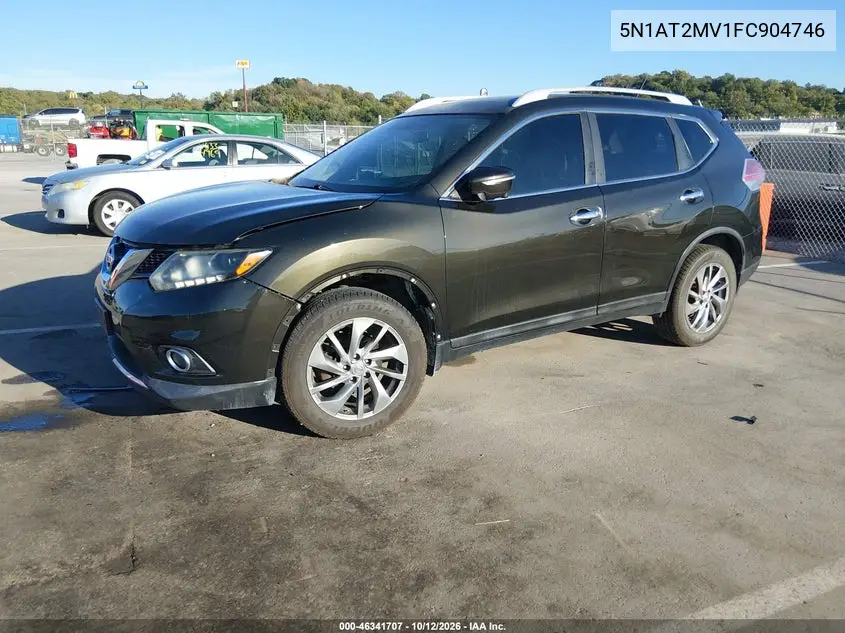 2015 NISSAN ROGUE VIN 5N1AT2MV1FC904746 — фото 2