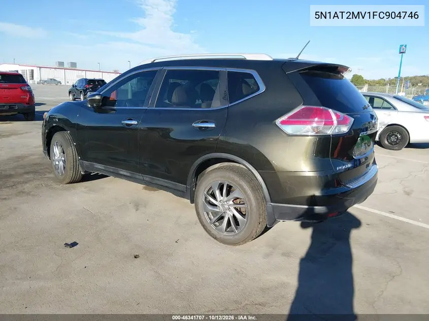 2015 NISSAN ROGUE VIN 5N1AT2MV1FC904746 — фото 3