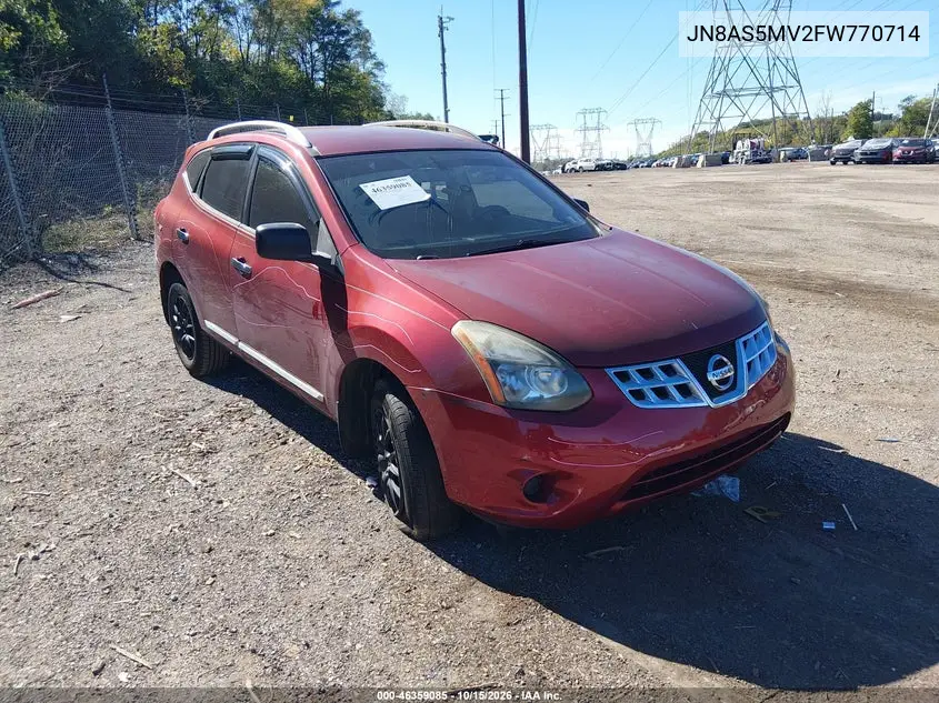 NISSAN ROGUE 2015, VIN JN8AS5MV2FW770714