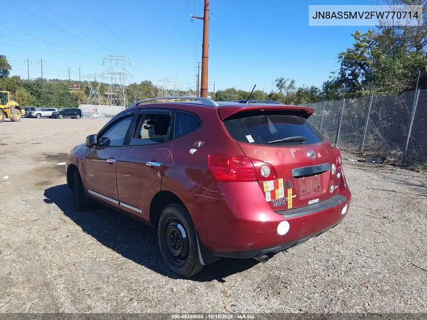 2015 NISSAN ROGUE VIN JN8AS5MV2FW770714 — фото 3