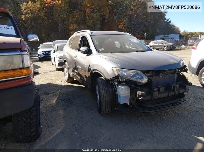 NISSAN ROGUE 2015, VIN KNMAT2MV8FP520086