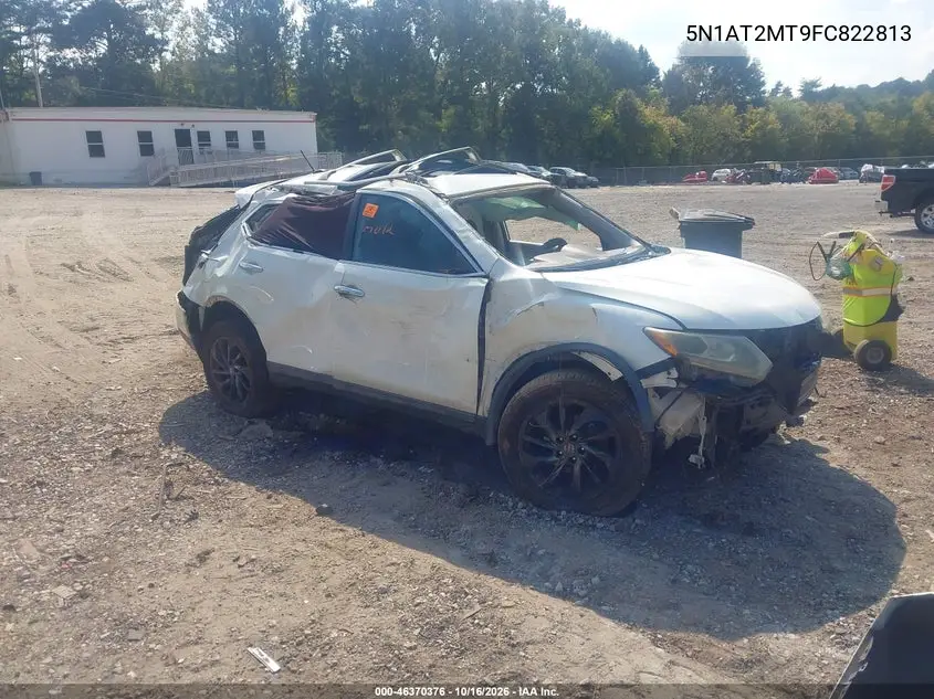 NISSAN ROGUE 2015, VIN 5N1AT2MT9FC822813