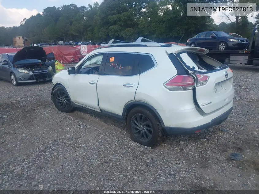 2015 NISSAN ROGUE VIN 5N1AT2MT9FC822813 — фото 3
