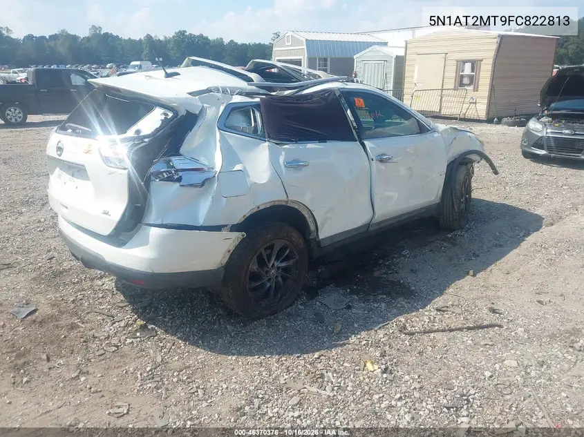 2015 NISSAN ROGUE VIN 5N1AT2MT9FC822813 — фото 4