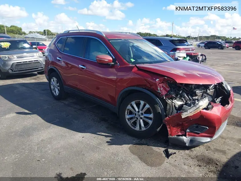 NISSAN ROGUE 2015, VIN KNMAT2MTXFP583396