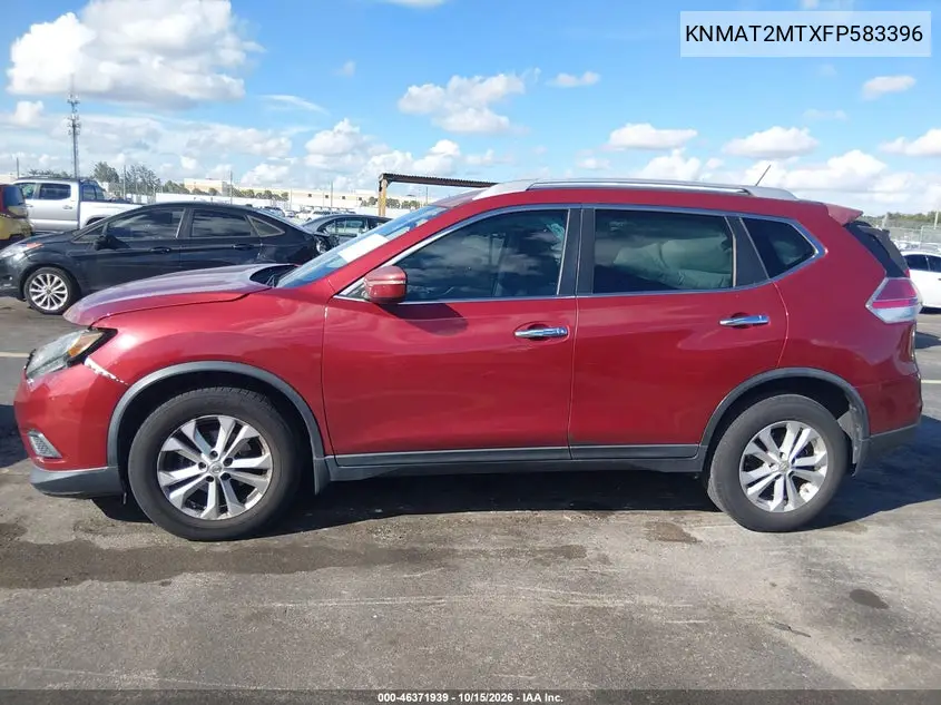 2015 NISSAN ROGUE VIN KNMAT2MTXFP583396 — фото 14