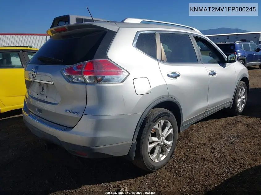 2015 NISSAN ROGUE VIN KNMAT2MV1FP500245 — фото 4