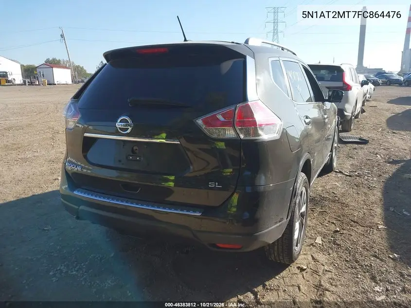 2015 NISSAN ROGUE VIN 5N1AT2MT7FC864476 — фото 4