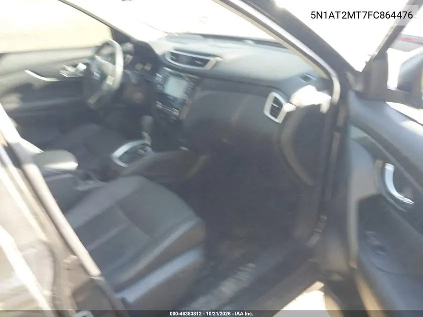 2015 NISSAN ROGUE VIN 5N1AT2MT7FC864476 — фото 5