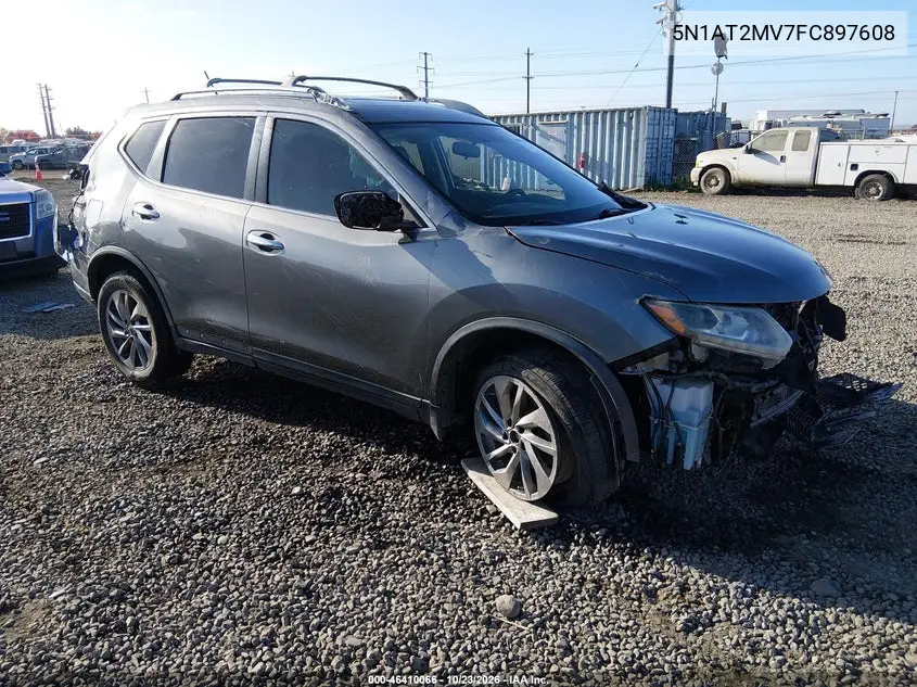 NISSAN ROGUE 2015, VIN 5N1AT2MV7FC897608