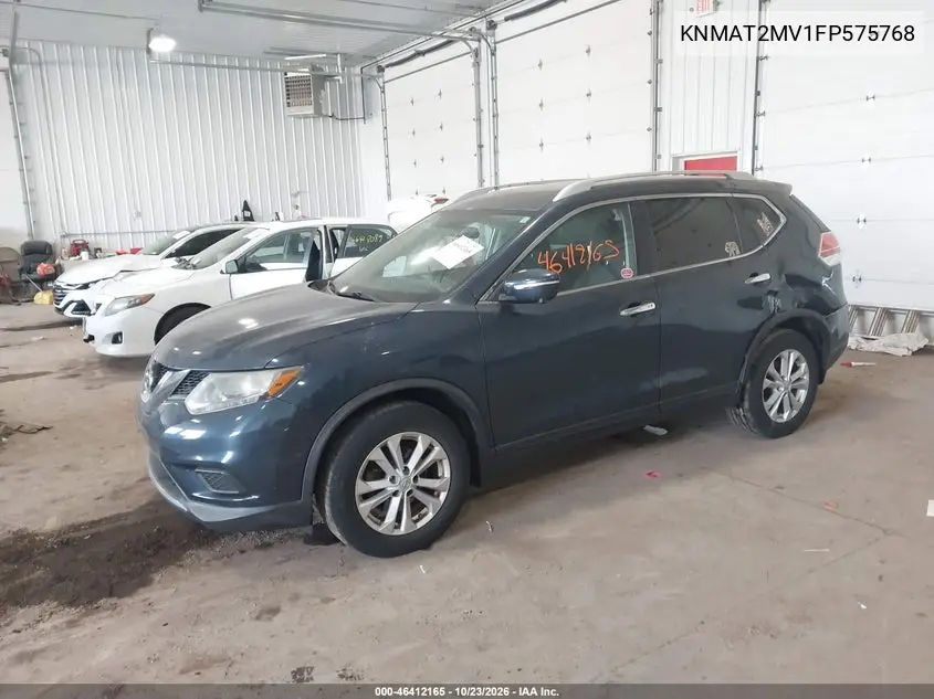 2015 NISSAN ROGUE VIN KNMAT2MV1FP575768 — фото 2