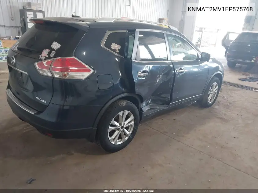 2015 NISSAN ROGUE VIN KNMAT2MV1FP575768 — фото 4