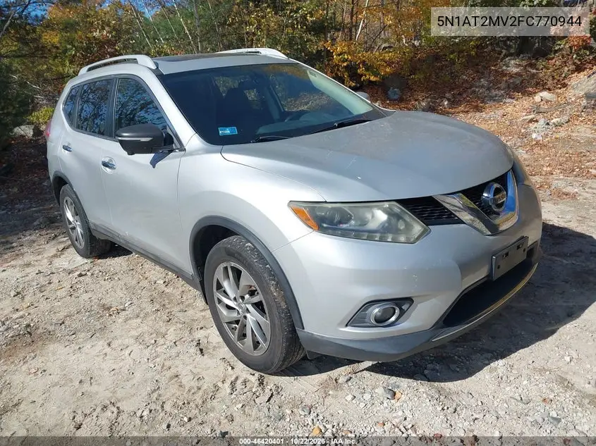 NISSAN ROGUE 2015, VIN 5N1AT2MV2FC770944