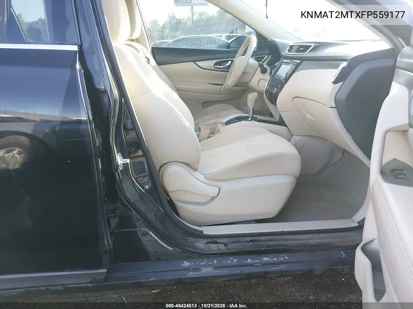 2015 NISSAN ROGUE VIN KNMAT2MTXFP559177 — фото 5