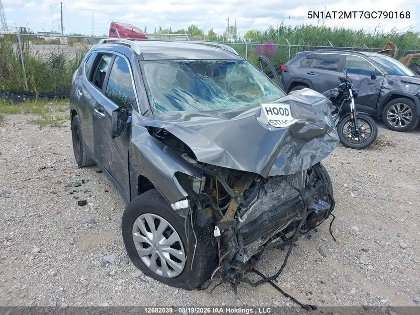 NISSAN ROGUE 2016, VIN 5N1AT2MT7GC790168