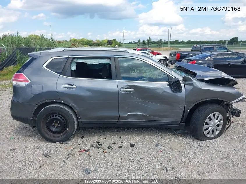 2016 NISSAN ROGUE VIN 5N1AT2MT7GC790168 — фото 12