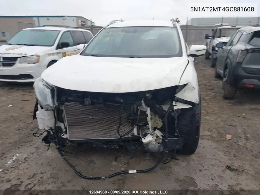 2016 NISSAN ROGUE VIN 5N1AT2MT4GC881608 — фото 11