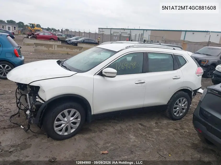 2016 NISSAN ROGUE VIN 5N1AT2MT4GC881608 — фото 13
