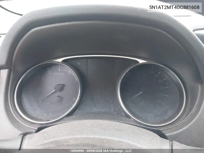 2016 NISSAN ROGUE VIN 5N1AT2MT4GC881608 — фото 14