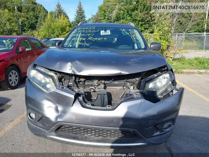 2016 NISSAN ROGUE VIN 5N1AT2MT4GC816970 — фото 12