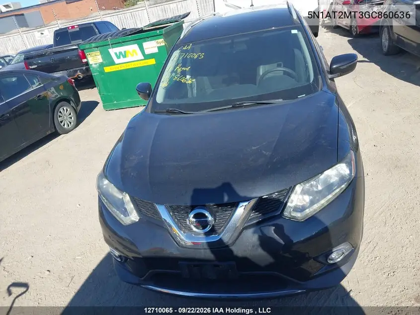 2016 NISSAN ROGUE VIN 5N1AT2MT3GC860636 — фото 12