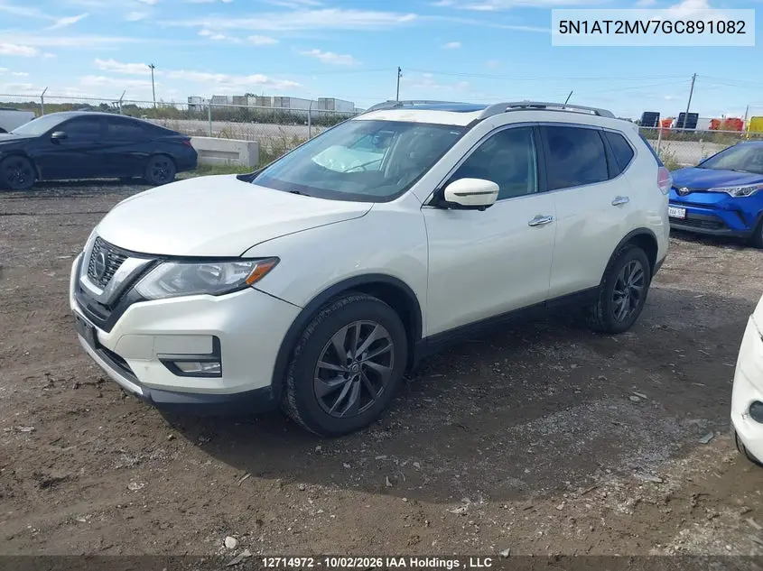 2016 NISSAN ROGUE VIN 5N1AT2MV7GC891082 — фото 2