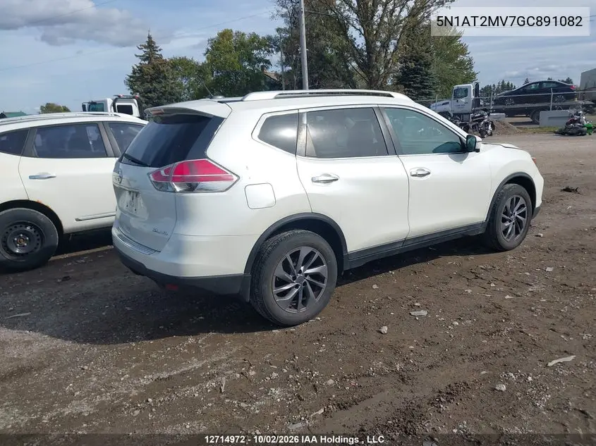 2016 NISSAN ROGUE VIN 5N1AT2MV7GC891082 — фото 4