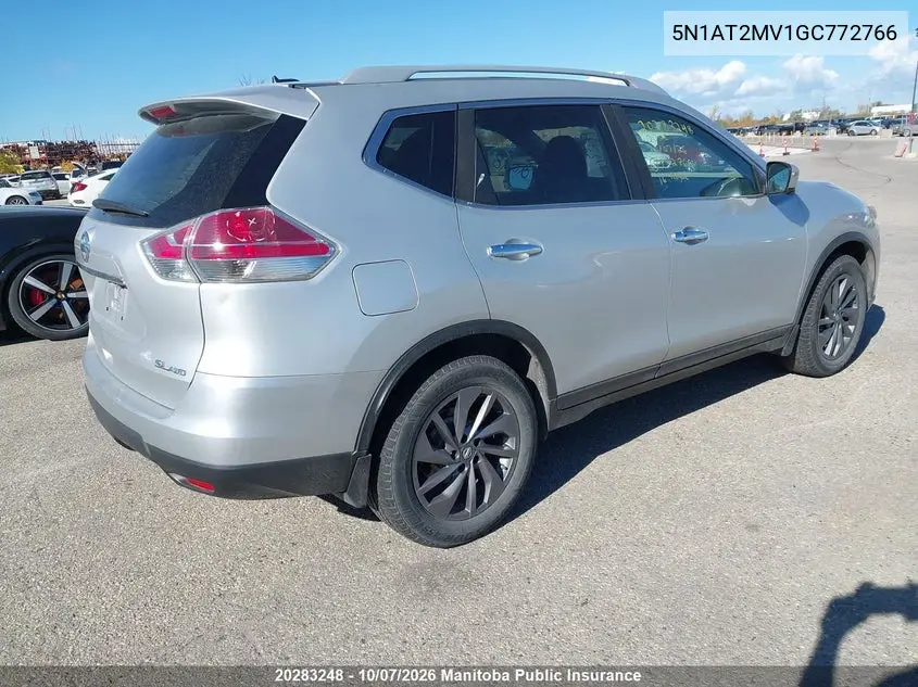 2016 NISSAN ROGUE VIN 5N1AT2MV1GC772766 — фото 4