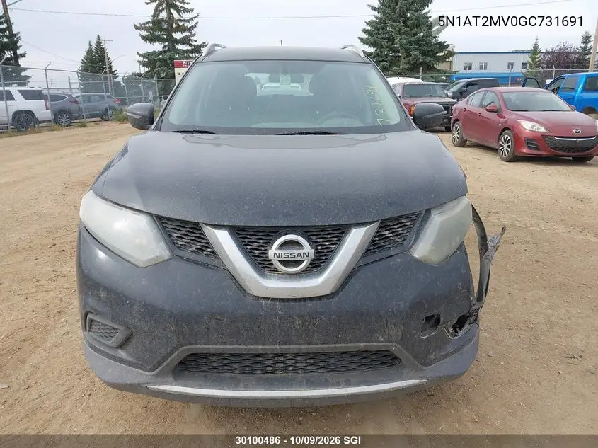 2016 NISSAN ROGUE VIN 5N1AT2MV0GC731691 — фото 12