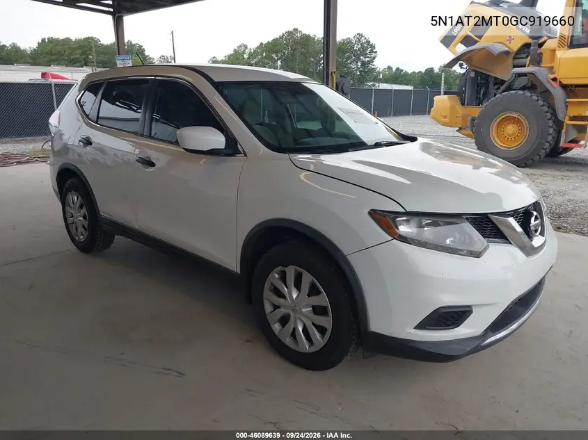 NISSAN ROGUE 2016, VIN 5N1AT2MT0GC919660