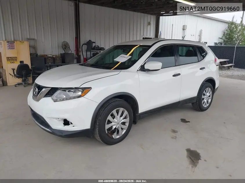 2016 NISSAN ROGUE VIN 5N1AT2MT0GC919660 — фото 2