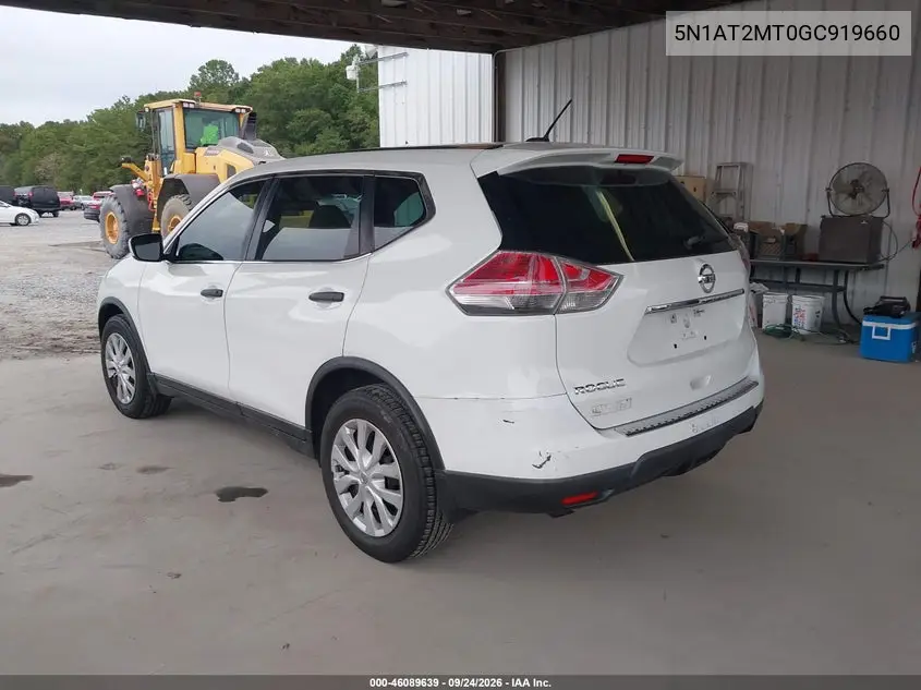 2016 NISSAN ROGUE VIN 5N1AT2MT0GC919660 — фото 3